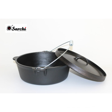 Fábrica de suministro de hierro fundido Camping Cookware